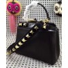 Fendi Mini Peekaboo Regular Gold Edition Black