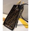 Fendi Runaway small Shopper 8BH353 Coffee