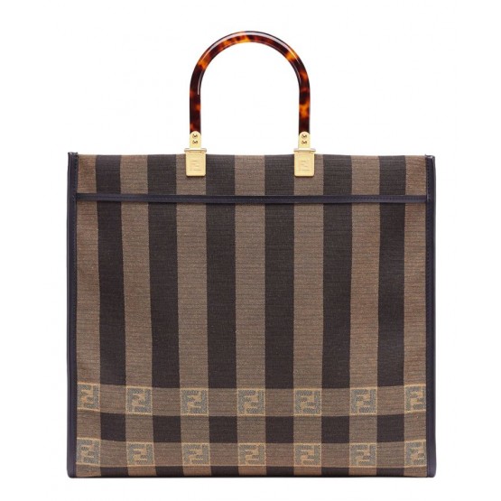 Fendi Sunshine Shopper 8BH372 Coffee