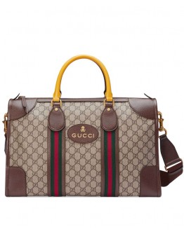 Gucci Soft GG Supreme Duffle Bag With Web 459311
