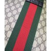 Gucci GG Supreme backpack with Web 443805 Coffee