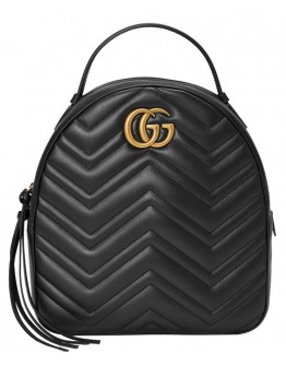 Gucci GG Marmont Quilted Leather Backpack Bag 476671