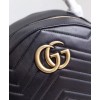 Gucci GG Marmont Quilted Leather Backpack Bag 476671