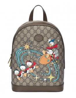 Gucci x Disney small backpack Dark Coffee