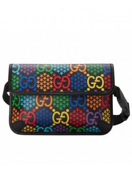 Gucci GG Psychedelic Belt Bag 598113 Green