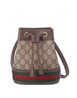 Gucci Ophidia Mini GG Bucket Bag 550620 Dark Coffee