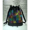 Gucci GG Psychedelic Bucket Bag 598149 Green