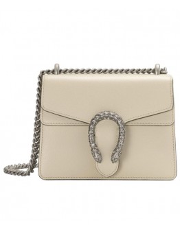 Gucci Dionysus mini leather bag 421970 Cream