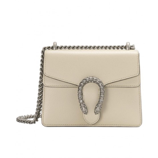Gucci Dionysus mini leather bag 421970 Cream