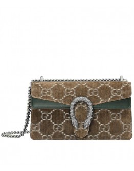 Gucci Dionysus GG velvet small shoulder bag 499623