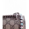 Gucci Dionysus GG Supreme shoulder bag with crystals 400249