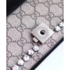 Gucci Dionysus GG Supreme shoulder bag with crystals 400249