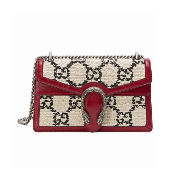 Gucci Dionysus GG Tweed Small Shoulder Bag 400249
