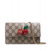 Gucci GG Supreme mini bag with cherries Red