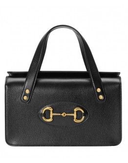 Gucci Horsebit 1955 small top handle bag 627323 Black