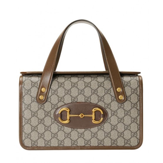 Gucci Horsebit 1955 small top handle bag 627323 Dark Coffee