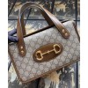 Gucci Horsebit 1955 small top handle bag 627323 Dark Coffee