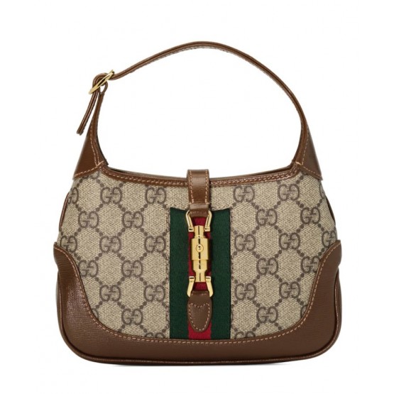 Gucci Jackie 1961 mini hobo bag 637092 Dark Coffee