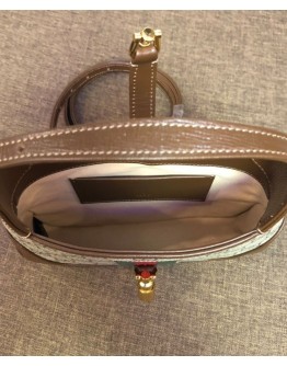 Gucci Jackie 1961 mini hobo bag 637092 Dark Coffee