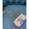 Gucci Online Exclusive Ken Scott Print GG Marmont Mini Shoulder Bag 446744 Pink