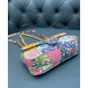 Gucci Online Exclusive Ken Scott Print GG Marmont Mini Shoulder Bag 446744 Pink