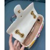 Gucci Online Exclusive Ken Scott Print GG Marmont Mini Shoulder Bag 446744 Pink