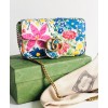 Gucci Online Exclusive Ken Scott Print GG Marmont Super Mini Bag 476433 Pink