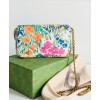 Gucci Online Exclusive Ken Scott Print GG Marmont Super Mini Bag 476433 Pink