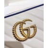Gucci GG Marmont Small Shoulder Bag 447632 White