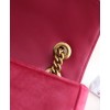Gucci GG Marmont embroidered medium bag 443496 Peachblow