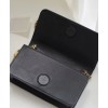 Gucci Marmont GG Mini Quilted Black Leather Cross Body Bag 488426 Black