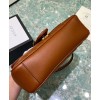 Gucci GG Marmont 26cm Small Matelasse Shoulder Bag 443497 Coffee
