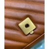 Gucci GG Marmont 26cm Small Matelasse Shoulder Bag 443497 Coffee
