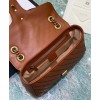Gucci GG Marmont 26cm Small Matelasse Shoulder Bag 443497 Coffee