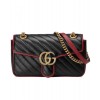 Gucci GG Marmont small shoulder bag 443497 Black