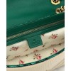 Gucci Online Exclusive GG Marmont raffia small shoulder bag 443497