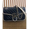 Gucci GG Marmont Small Shoulder Bag 443497 Blue