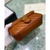 Gucci GG Marmont Mini 22cm  Matelasse Shoulder Bag 446744 Coffee