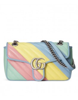 Gucci GG Marmont Matelasse 22cm Mini Bag 446744 Blue