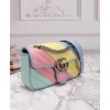 Gucci GG Marmont Matelasse 22cm Mini Bag 446744 Blue