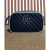Gucci GG Marmont Matelasse Shoulder Bag 447632 Blue