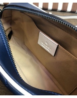 Gucci GG Marmont Matelasse Shoulder Bag 447632 Blue