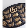 Gucci GG Marmont animal studs leather belt bag 491294 Black