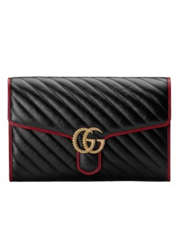 Gucci GG Marmont clutch 498079 Black