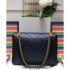 Gucci GG Marmont large shoulder bag 498090 Black