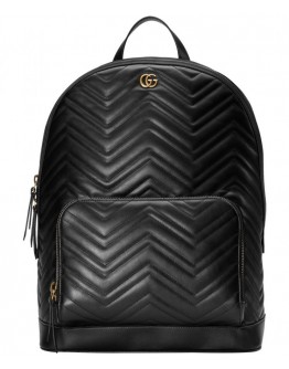 Gucci GG Marmont matelasse backpack 523405 Black