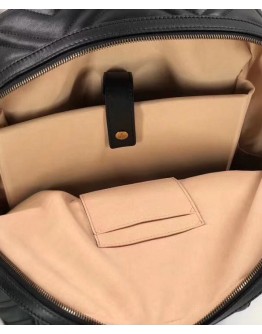 Gucci GG Marmont matelasse backpack 523405 Black