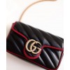 Gucci GG Marmont super mini bag 574969 Black