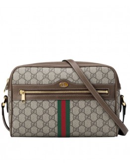 Gucci Ophidia GG Supreme small shoulder bag 517080 Dark Coffee