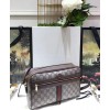Gucci Ophidia GG Supreme small shoulder bag 517080 Dark Coffee